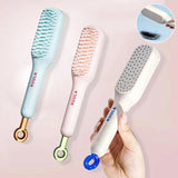 Peigne de massage antistatique autonettoyant
