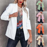 Blazer de couleur unie