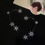 Boucles D'oreilles Diamant Et Zircon Sans Trous