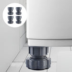 Support de machine à laver à hauteur réglable de 4 pièces