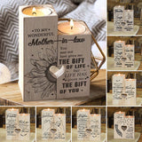 Souriez beaucoup plus - Bougeoir