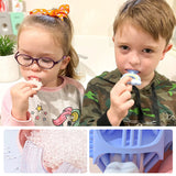 Brosse à dents arc-en-ciel souple en forme de U