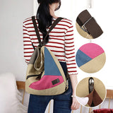 Sac à Dos Décontracté en Toile à Double Épaule pour L'extérieur