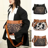 Sac à bandoulière à imprimé léopard