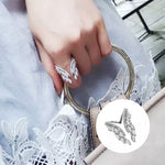 Bracelet et bague ailes d'ange