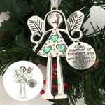 🪽Des amis fous et beaux pour toujours – Cadeau de Noël d’ornement d’ange