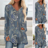 Haut à Manches Longues avec Imprimé Cachemire