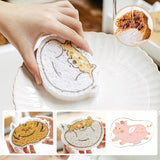 Lingette éponge en pâte de bois comprimée