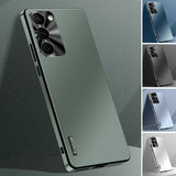 Couverture de cas mat de cadre en métal pour SAMSUNG