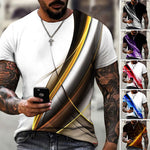 T-shirt à impression numérique pour hommes