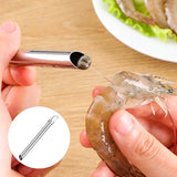 Coupe-fil multifonctionnel en acier inoxydable pour crevettes (2 pièces)