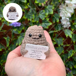 🥔Drôle de cadeau tricoté Positive Potato🥔