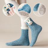 Chaussettes de Noël pelucheuses