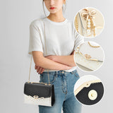 Sac à bandoulière élégant avec chaîne