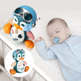 Jouet musical pingouin rampant