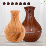 Humidificateur d'air de vases avec veines de bois