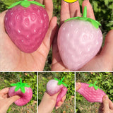 Jouet de Pincement en Forme de Fraise