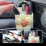 Boîte de rangement de sortie d'air de fleur de voiture