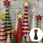 Art joyeux de Noël fantaisiste Décoration d’arbre de Noël en céramique