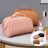 Sac à Cosmétiques en Plaid Matelassé