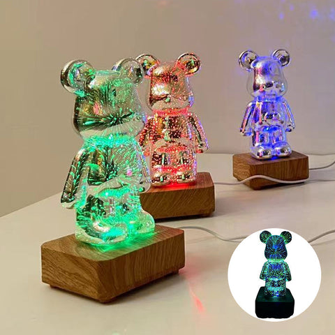Lumières d'ours de feux d'artifice 3D