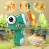 Gyroscope de dinosaure à soucoupe volante lumineuse