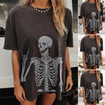 T-shirt Ample Á Imprimé