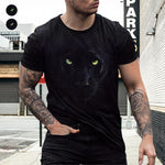 T-shirt 3D à col ras du cou pour hommes
