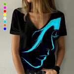 T-shirt Á Enfiler Á Encolure Ras Du Cou Imprimé