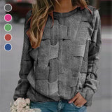 Sweat Ample à Capuche Imprimé