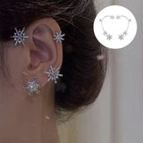 Boucles D'oreilles Diamant Et Zircon Sans Trous