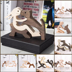 Ornements de table de sculpture en bois