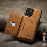 Étui de Téléphone Portefeuille Amovible 2 en 1