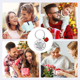 Porte-clés En Acier Inoxydable Inspirant Et Élégant