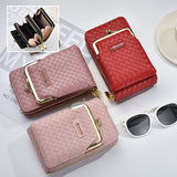 Mini sac à bandoulière simple avec double fermeture à glissière