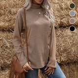 Pull en maille avec braguette boutonnée