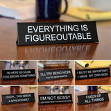 🤣Signe décoratif amusant pour le bureau