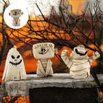 Décoration de citrouille fantôme d'Halloween