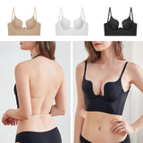 Soutien-gorge dos nu plongeant profond en U