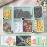 Pilulier portable à 7 compartiments