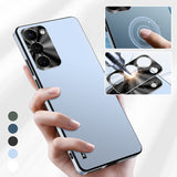 Couverture de cas mat de cadre en métal pour SAMSUNG