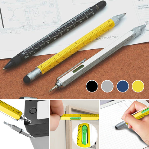 Stylo à bille multifonction 6 en 1
