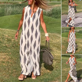 Prévente - Robe décontractée géométrique pour femme