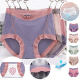 Sous-vêtements antibactériens en dentelle à taille haute