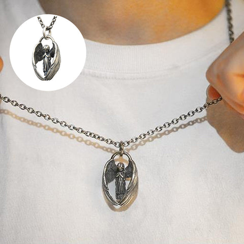 Collier avec Pendentif Ange Priant