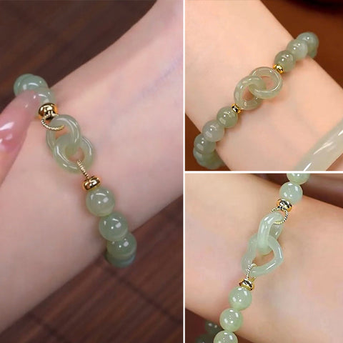 Bracelet calcédoine vintage