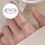Bague de papillon en zircon