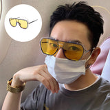 Lunettes de soleil à grande monture