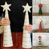 Art joyeux de Noël fantaisiste Décoration d’arbre de Noël en céramique