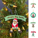Pendentif Cloche Père Noël